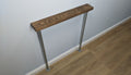 14x4cm 2 Leg Galvanised Industrial Console Table - Rack n Rail