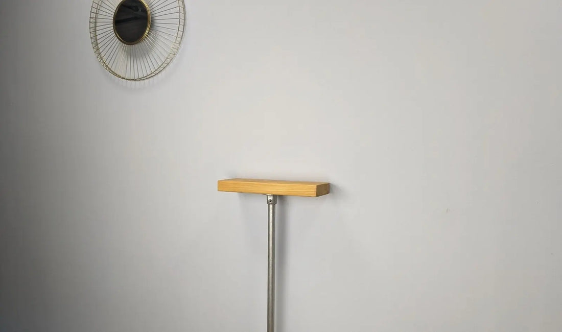 14x4cm Galvanised Console Table - Rack n Rail