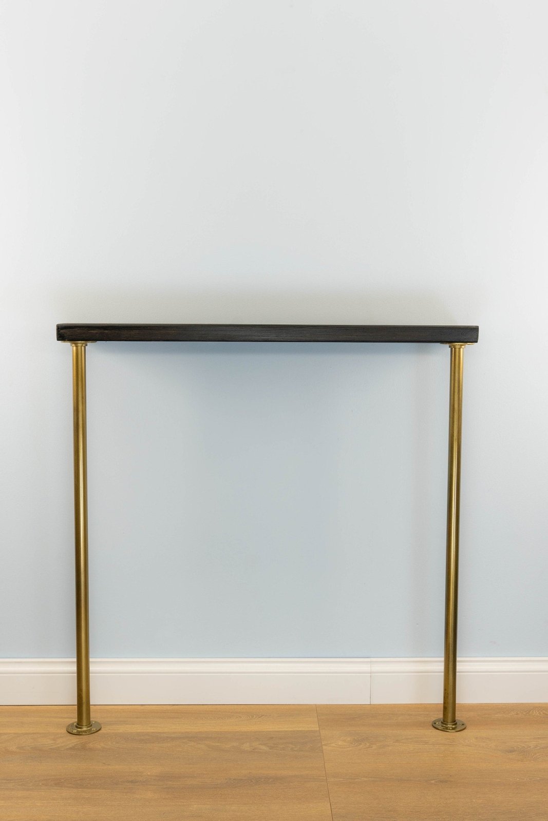 14x4cm Gold Industrial Console Table - Rack n Rail