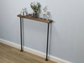 14x4cm Industrial Wooden Console Table - Rack n Rail