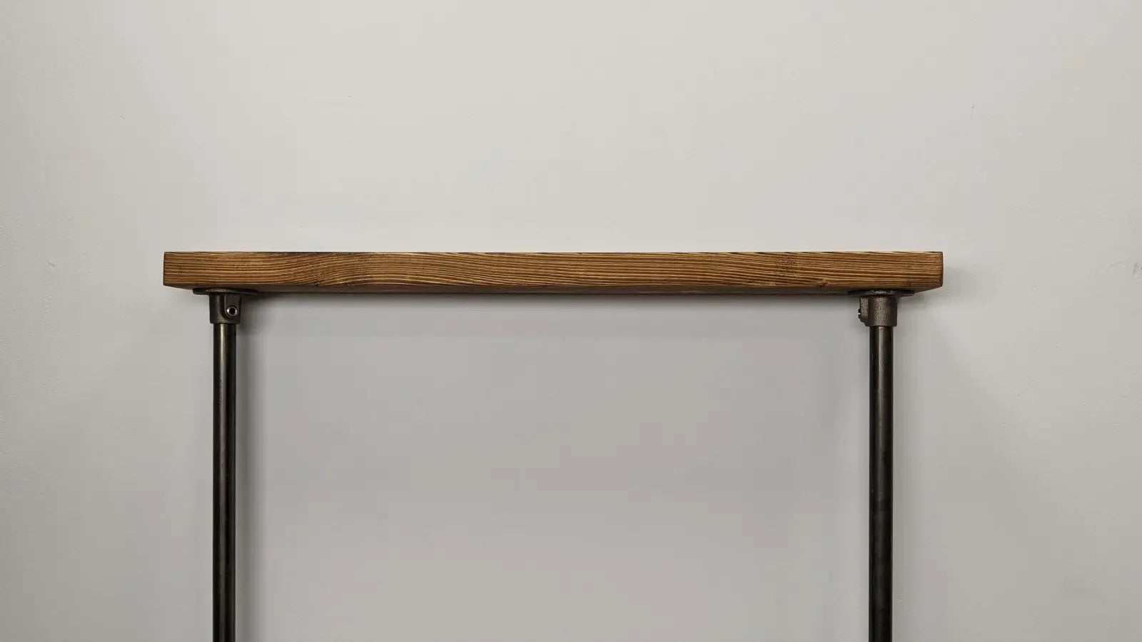 14x4cm Industrial Wooden Console Table - Rack n Rail