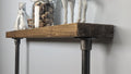 23x4cm 2 leg Industrial Console Table - Rack n Rail