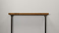 23x4cm 2 leg Industrial Console Table - Rack n Rail