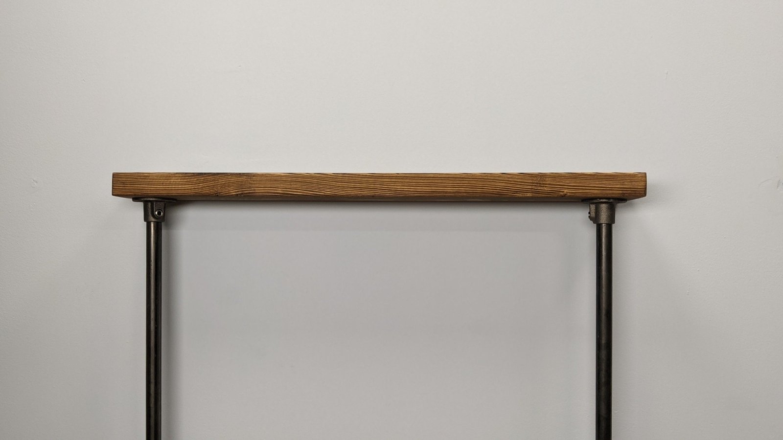 23x4cm 2 leg Industrial Console Table - Rack n Rail