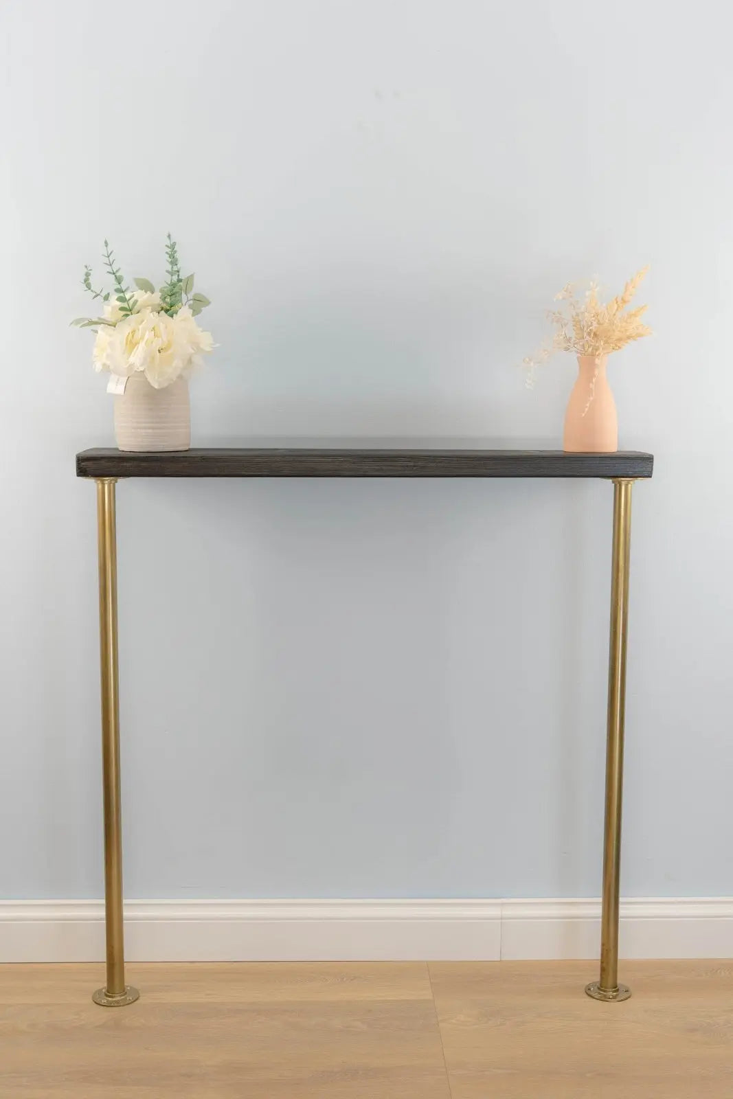23x4cm Industrial Wooden Console Table - Rack n Rail