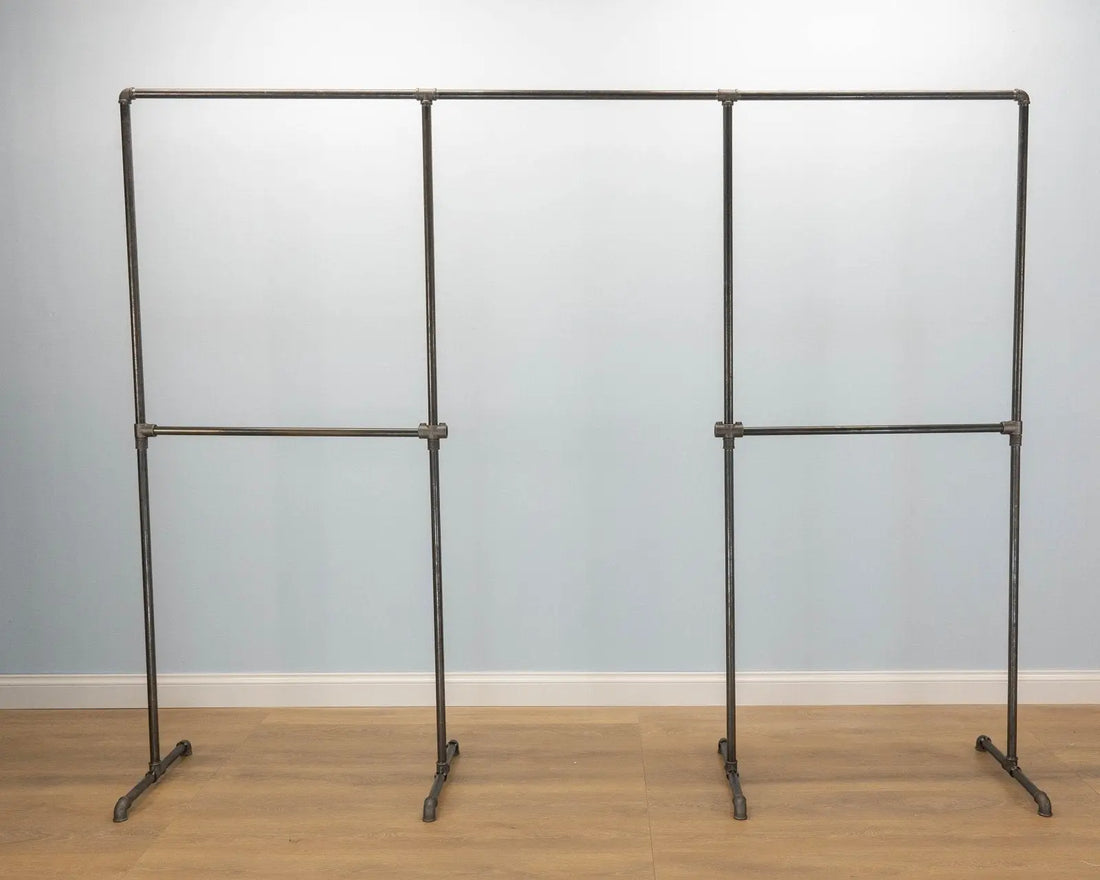 BOZAK Industrial Style Clothing Rack - Rack n Rail