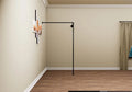 BYLVA Corner wall Mounted Changing Room - Rack n Rail