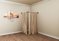 BYLVA Corner wall Mounted Changing Room - Rack n Rail
