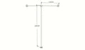 BYLVA Corner wall Mounted Changing Room - Rack n Rail