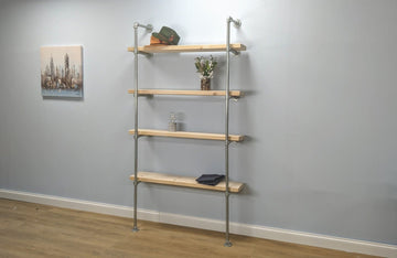 GRENDI Industrial Metal Pipe Shelving Unit - Rack n Rail
