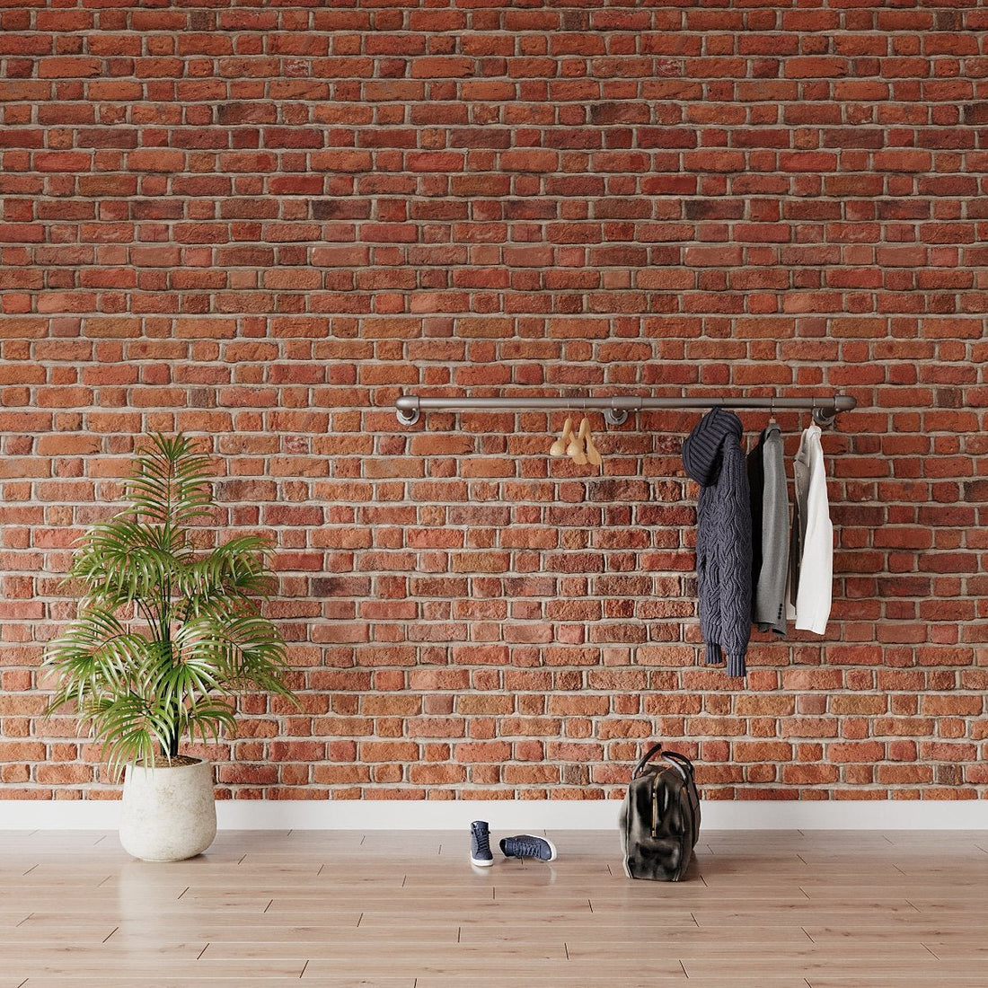 GRILO Industrial Style Wall Mounted Clothes Rail - Rack n Rail