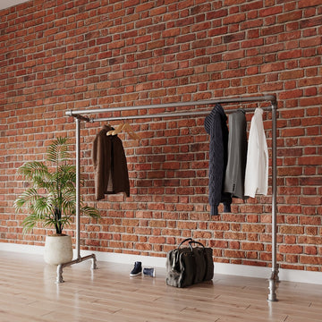 VILSE clothing rail | storage Industrial Free Standing Clothes Rail