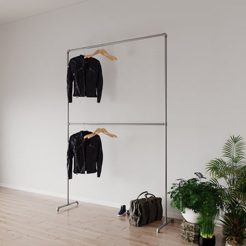 LOKRA Industrial Clothing Rack