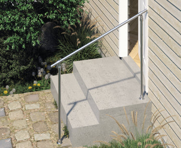 TROLA Galvanized Outdoor Pipe Handrail