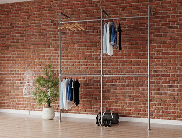 FRIVA Wall mounted clothing rack