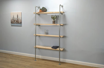 GRENDI Industrial Metal Pipe Shelving Unit