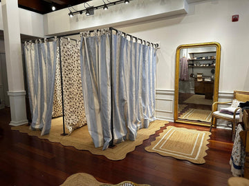 VEXLO Double Changing Room Curtain Rail