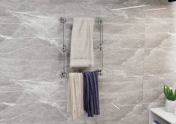 TAVRI Three Bars Towel Rack in Lucite