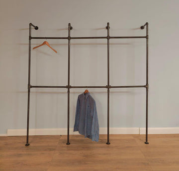 QUERKA Industrial Clothes Rack