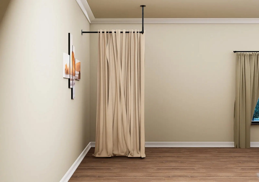 JELVOO Wall and Ceiling mounted changing room - Rack n Rail