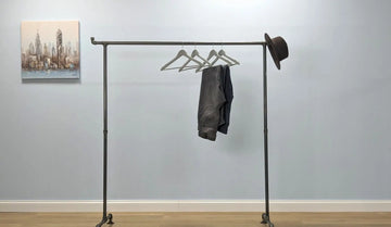 KLORMA Metal Pipe Clothing Rack - Rack n Rail