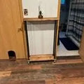 KUVNA Firewood Holder Rack on Wheels - Rack n Rail