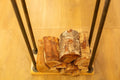 KUVNA Firewood Holder Rack on Wheels - Rack n Rail