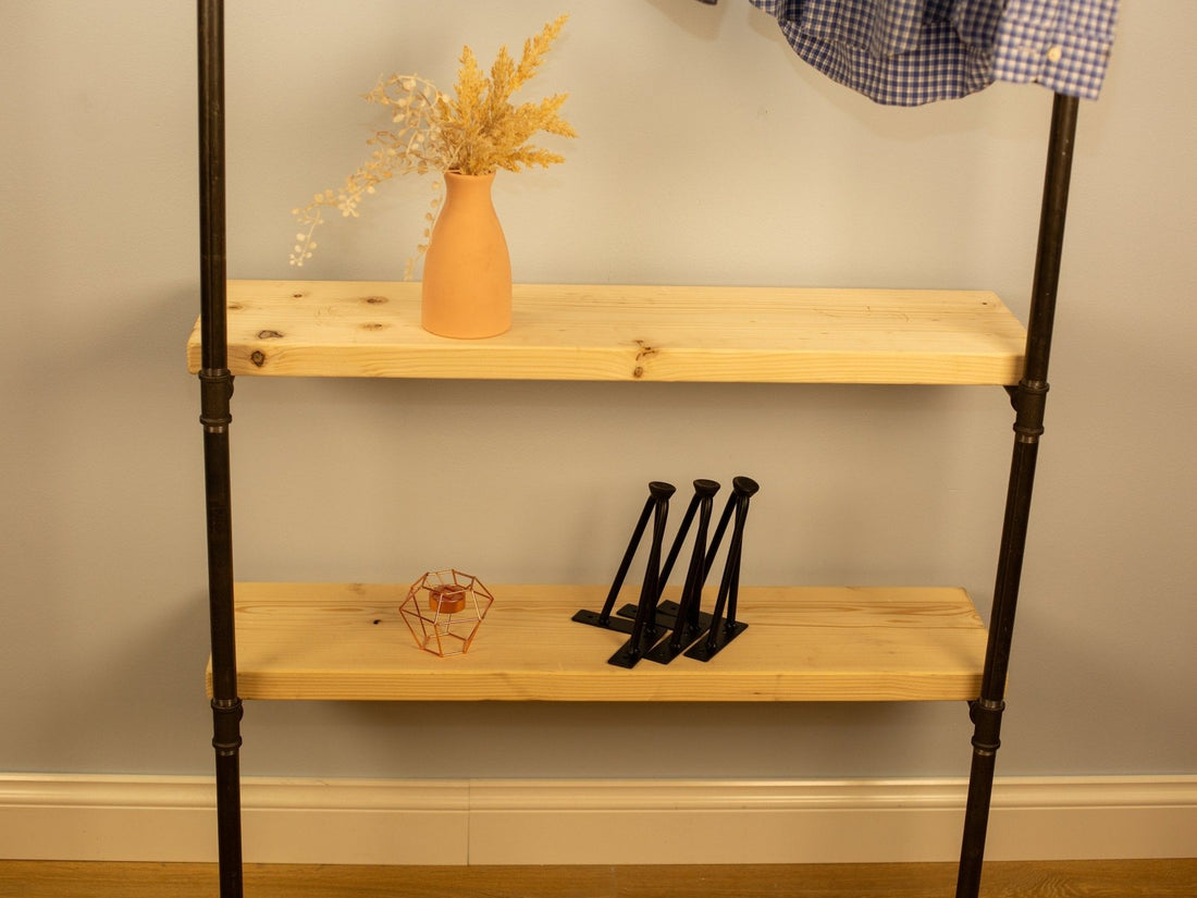LINTRA 3 Tiered shelf clothing rack - Rack n Rail