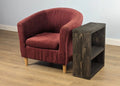 LIVNO Rustic end table with two shelves Side Table - Rack n Rail