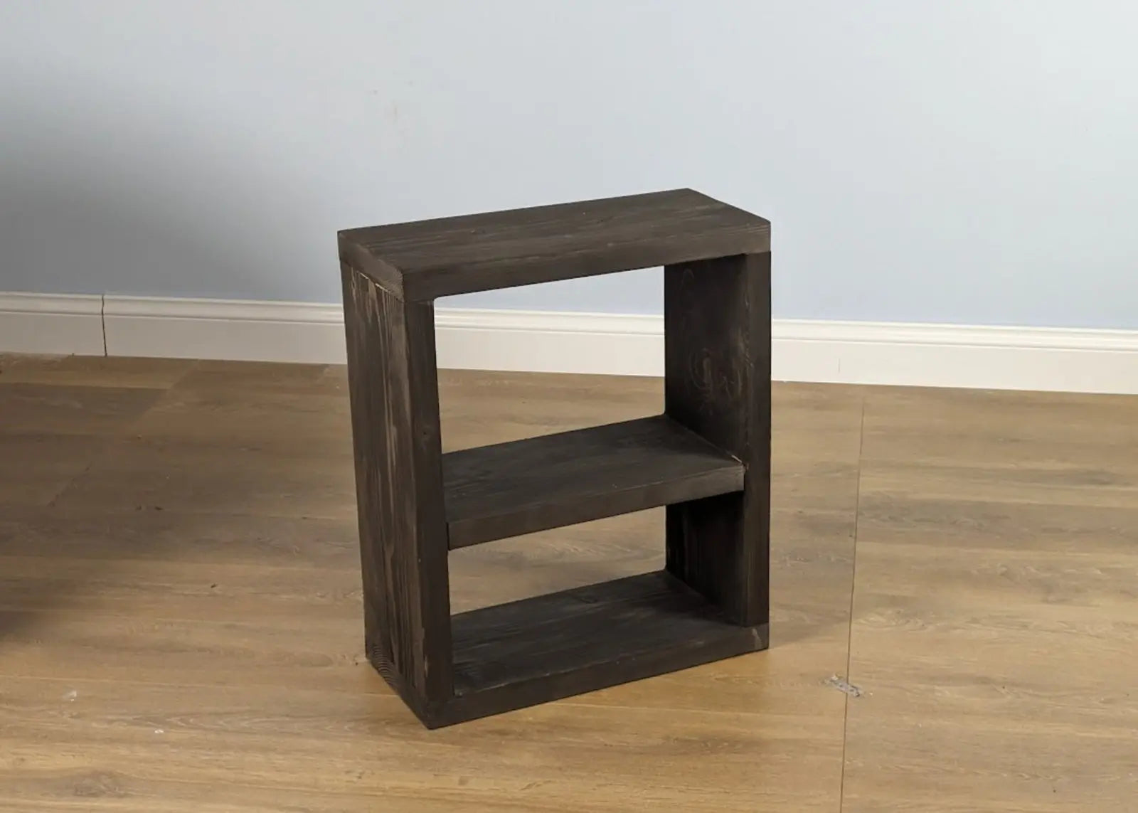 LIVNO Rustic end table with two shelves Side Table - Rack n Rail