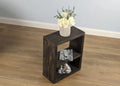 LIVNO Rustic end table with two shelves Side Table - Rack n Rail