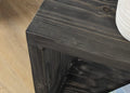 LIVNO Rustic end table with two shelves Side Table - Rack n Rail
