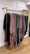 LORMA Gold Wall mounted clothing rack - Rack n Rail