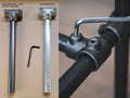 LUTRO Clothing Rail - Wall - Mounted - Rack n Rail