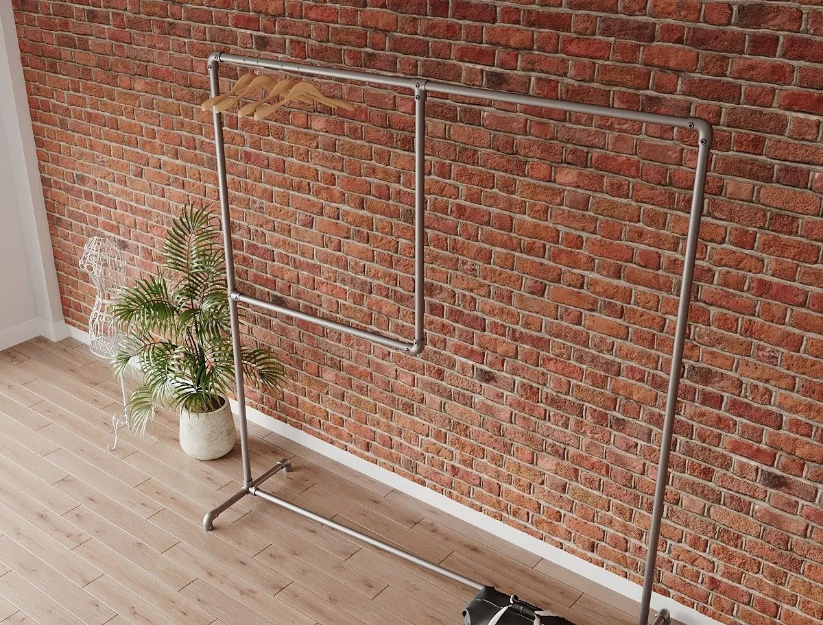 MELKO Industrial Pipe Clothing Rail - Rack n Rail