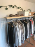 NODREK Free Standing Clothing Rack with Shelf - Rack n Rail