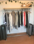 NODREK Free Standing Clothing Rack with Shelf - Rack n Rail