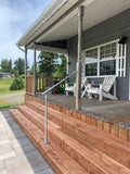 PILVA Outdoor Stair Railing Variable Angle Handrail - Rack n Rail