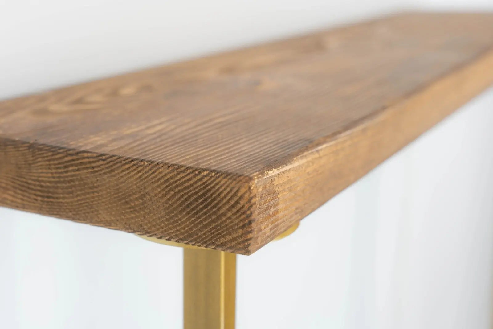 ROBNO Industrial Wooden Console table - Rack n Rail