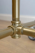 RYLVA Gold Clothing Rail - Rack n Rail