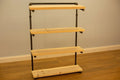 TIVNO Rustic Free Standing Pipe Shelf - Rack n Rail