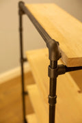 TIVNO Rustic Free Standing Pipe Shelf - Rack n Rail