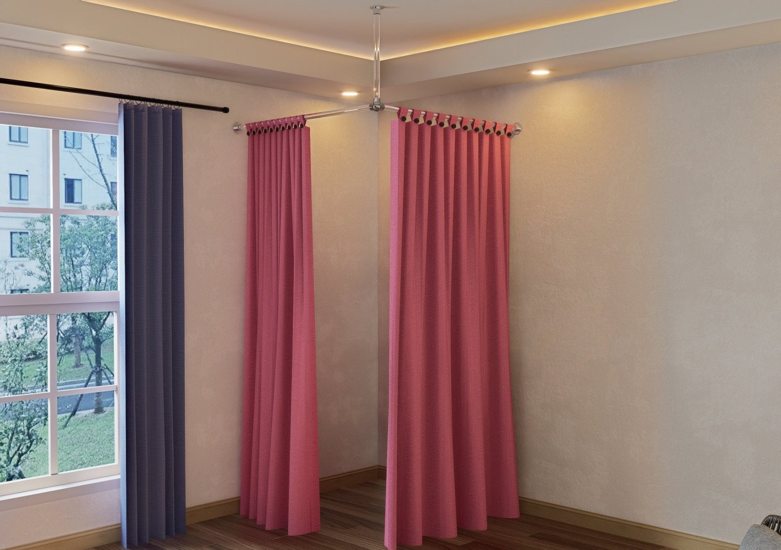 TORVA Lucite fittings room, Boutique changing room - Rack n Rail