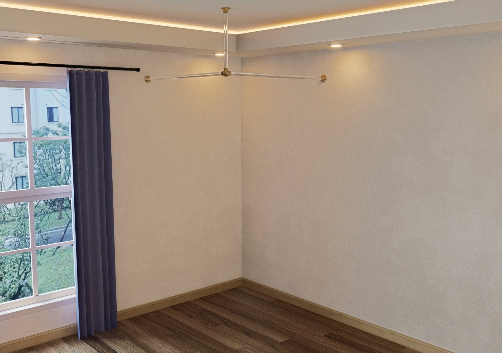 TORVA Lucite fittings room, Boutique changing room - Rack n Rail