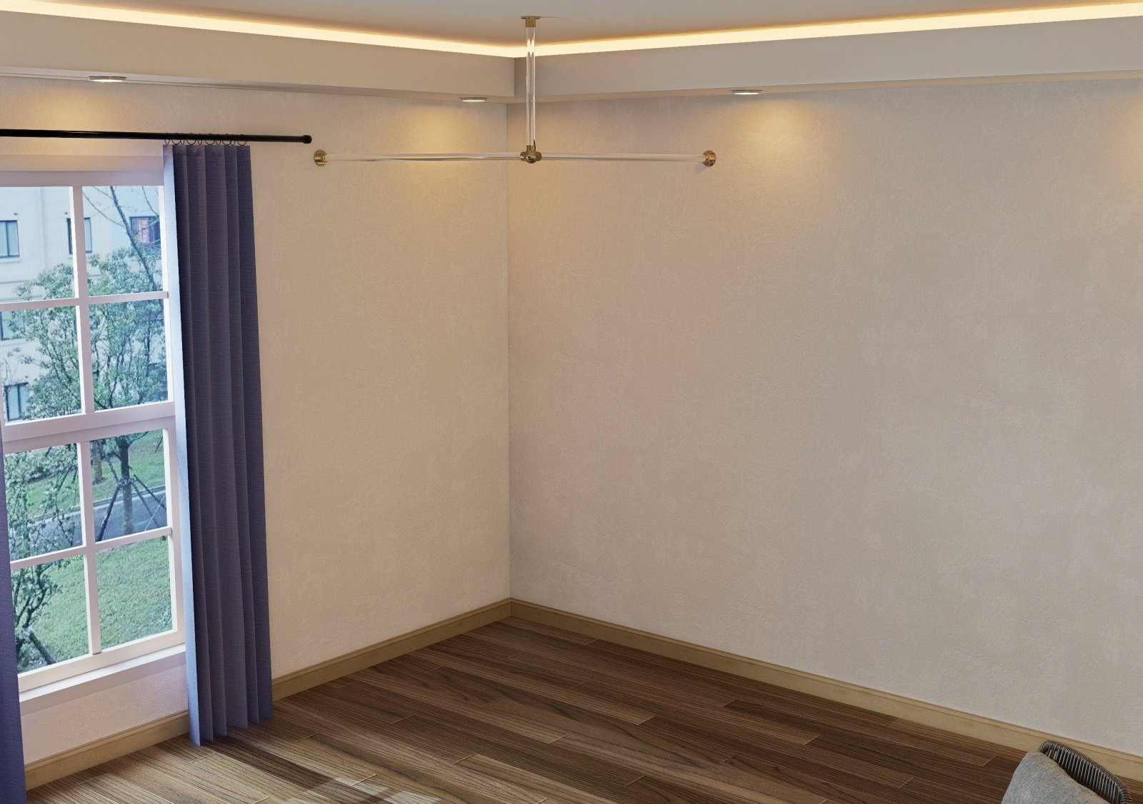 TORVA Lucite fittings room, Boutique changing room - Rack n Rail