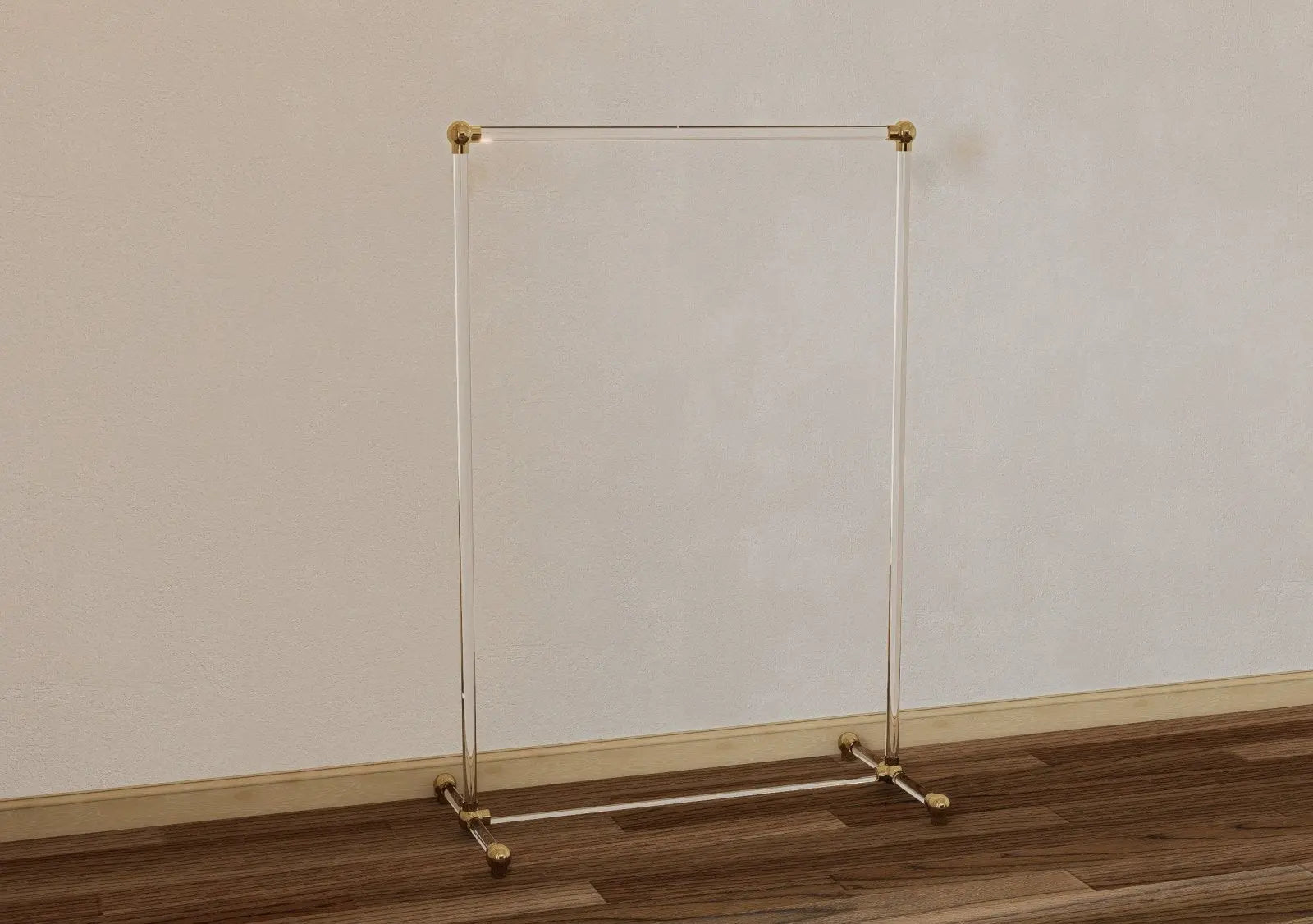 TOVRA Free - standing Lucite clothing rack - Rack n Rail