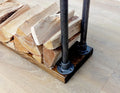 TROVAN Firewood Holder Rack - Rack n Rail