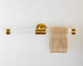 VELDO Acrylic Towel Bar in Lucite - Rack n Rail