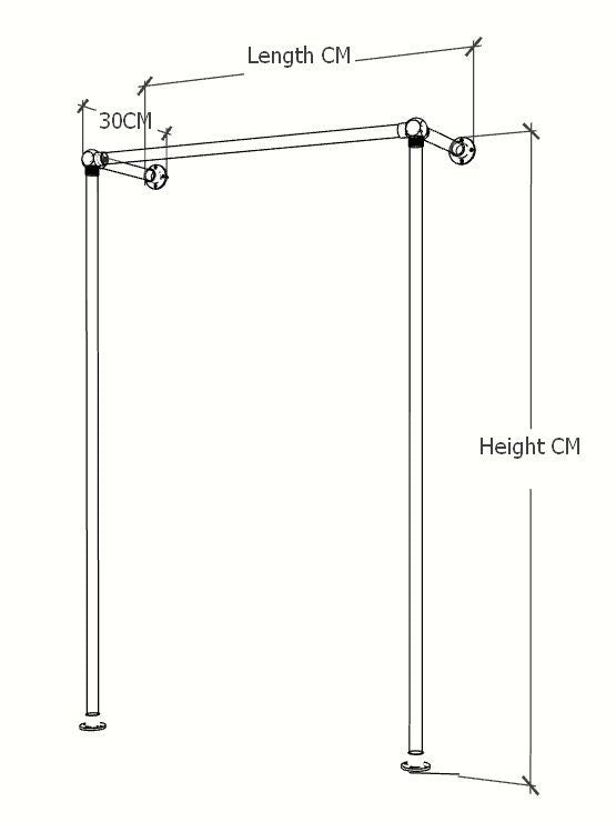 WERVA Boutique Clothing Rack - Rack n Rail