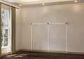 XALVO Minimalist Polished Brass and Lucite Clothes Rail Rack - Rack n Rail
